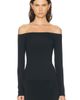 SKIMS SKIMS Smooth Layers Long Sleeve Off The Shoulder Top - 1