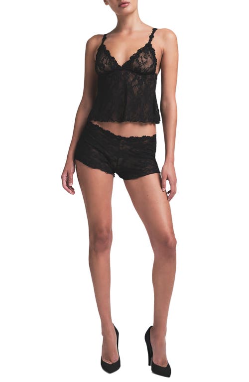 SKIMS SKIMS Stretch Lace Triangle Camisole & Shorts Set