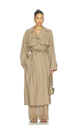 SKIMS SKIMS Swiss Cotton Sateen Trench Coat