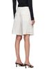 SKIMS SKIMS White Woven Cotton Oversized Cargo Shorts - 3
