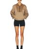 SKIMS SKIMS Woven Cotton Half Zip Jacket - 4