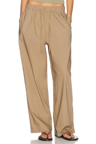 SKIMS SKIMS Woven Cotton Oversized Drawstring Pant