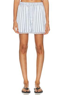 SKIMS SKIMS Woven Shine Sleep Lace Boxer Short