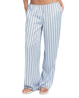 Skims Skims Woven Shine Sleep Pants with Lace