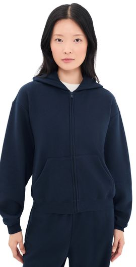 SKIMS SKIMS Zip Up Hoodie Navy