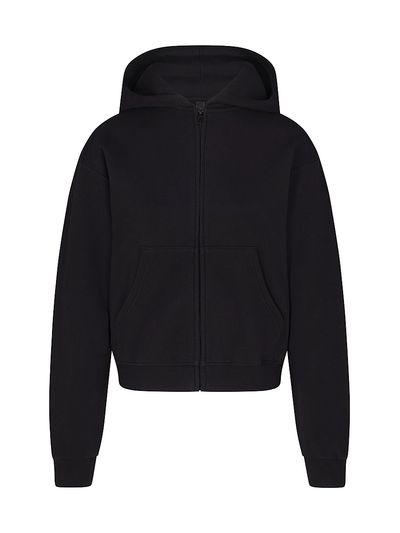SKIMS Women's Cotton Fleece Zip-Up Hoodie