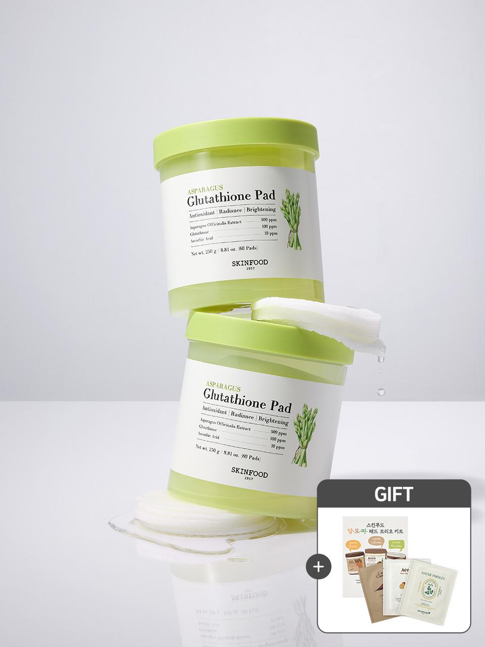 SKINFOOD [Antioxidant Care] Glutathione Pads  60 Pads + Dangtomi Pad Kit (12 Pads)