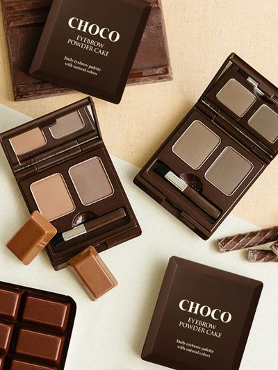 SKINFOOD eyebrow powder cake No. 1-2 2 set