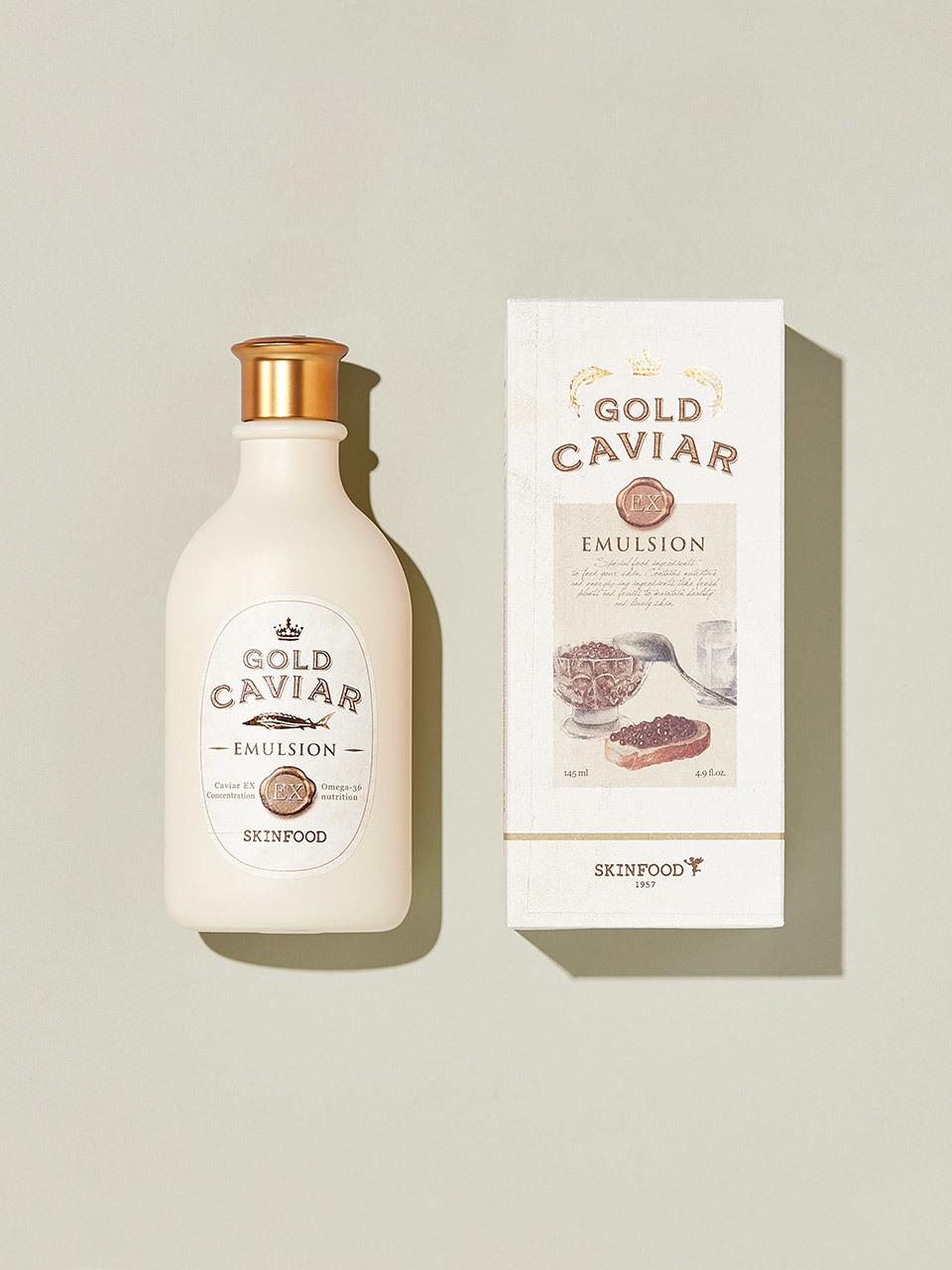 SKINFOOD Gold Caviar EX Emulsion 145 ml
