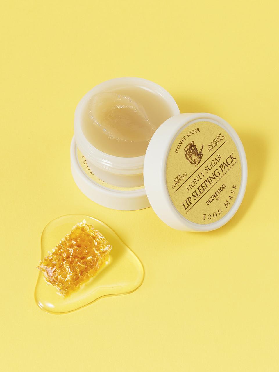 SKINFOOD Honey Sugar Food Mask Lip Sleeping Pack Lip Balm 21g