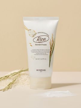 SKINFOOD Rice Daily Brightening Scrub Foam Set