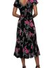 SL FASHIONS SL FASHIONS Burnout Velvet Midi Dress - 2