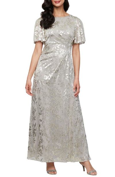 SL FASHIONS SL FASHIONS Foil Border Gown