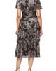 SL FASHIONS SL FASHIONS Foil Floral Tiered Midi Dress - 2