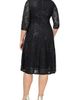 SL FASHIONS SL FASHIONS Lace Fit & Flare Dress - 2