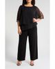 SL FASHIONS SL FASHIONS Sequin Detail Tiered Jumpsuit - 1