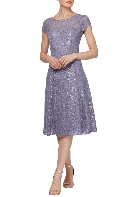 SL FASHIONS SL FASHIONS Sequin Lace Midi Dress