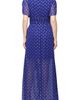 SL FASHIONS SL FASHIONS Short Sleeve Foil Dot Chiffon Gown - 2