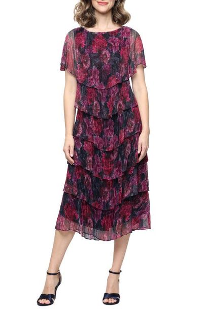 SL FASHIONS SL FASHIONS Tiered Bodre Dress