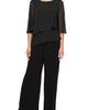 SL FASHIONS SL FASHIONS Tiered Capelet Jumpsuit - 1