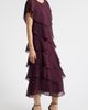 SL FASHIONS SL FASHIONS Tiered Chiffon Midi Dress - 3