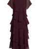 SL FASHIONS SL FASHIONS Tiered Chiffon Midi Dress - 5