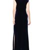 SL FASHIONS SL FASHIONS Velvet Surplice Gown - 2
