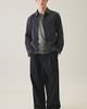 Slate & Stone Slate & Stone Faux Suede Zip-Up Jacket in Washed Grey, Men's at Urban Outfitters - 3