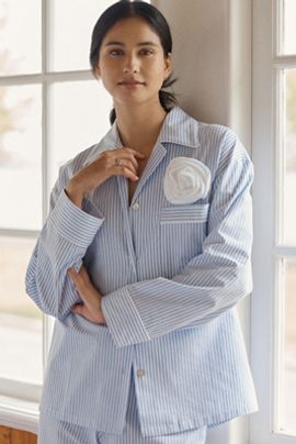 Sleeper Rose Cotton Pajama Set Top
