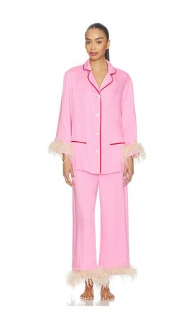 Sleeper Sleeper Party Pajama Set With Detachable Feathers