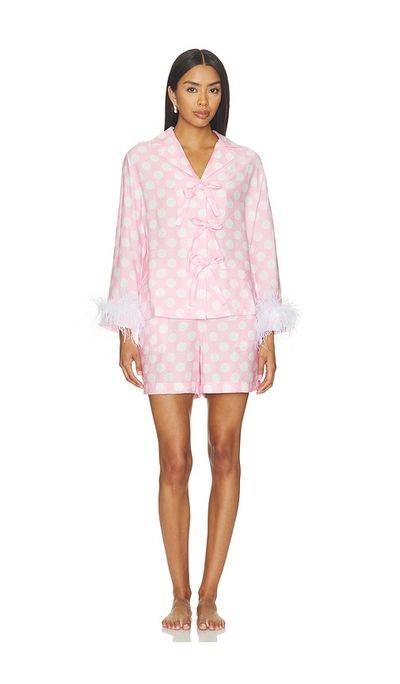 Sleeper Sleeper The Bow Set With Shorts With Detachable Feathers