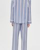Sleeper Sleeper The Rose Cotton Pajama Set Blue Stripes - 3