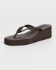 SLEEPERS SLEEPERS High Platform Flip Flops Brown - 2
