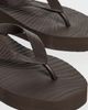 SLEEPERS SLEEPERS High Platform Flip Flops Brown - 6