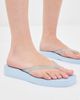 SLEEPERS SLEEPERS Platform Transparent Flip Flops Angel Blue Transparent - 3