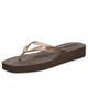 SLEEPERS SLEEPERS Platform Transparent Flip Flops Brown Transparent - 1