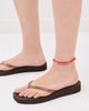 SLEEPERS SLEEPERS Platform Transparent Flip Flops Brown Transparent - 3
