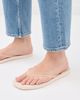 SLEEPERS SLEEPERS Tapered Transparent Flip Flops Eggnog - 3