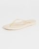 SLEEPERS SLEEPERS Tapered Transparent Flip Flops Eggnog - 5