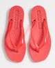 SLEEPERS SLEEPERS Tapered Transparent Flip Flops Red Transparent - 2