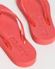 SLEEPERS SLEEPERS Tapered Transparent Flip Flops Red Transparent - 4