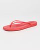 SLEEPERS SLEEPERS Tapered Transparent Flip Flops Red Transparent - 5