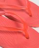 SLEEPERS SLEEPERS Tapered Transparent Flip Flops Red Transparent - 6