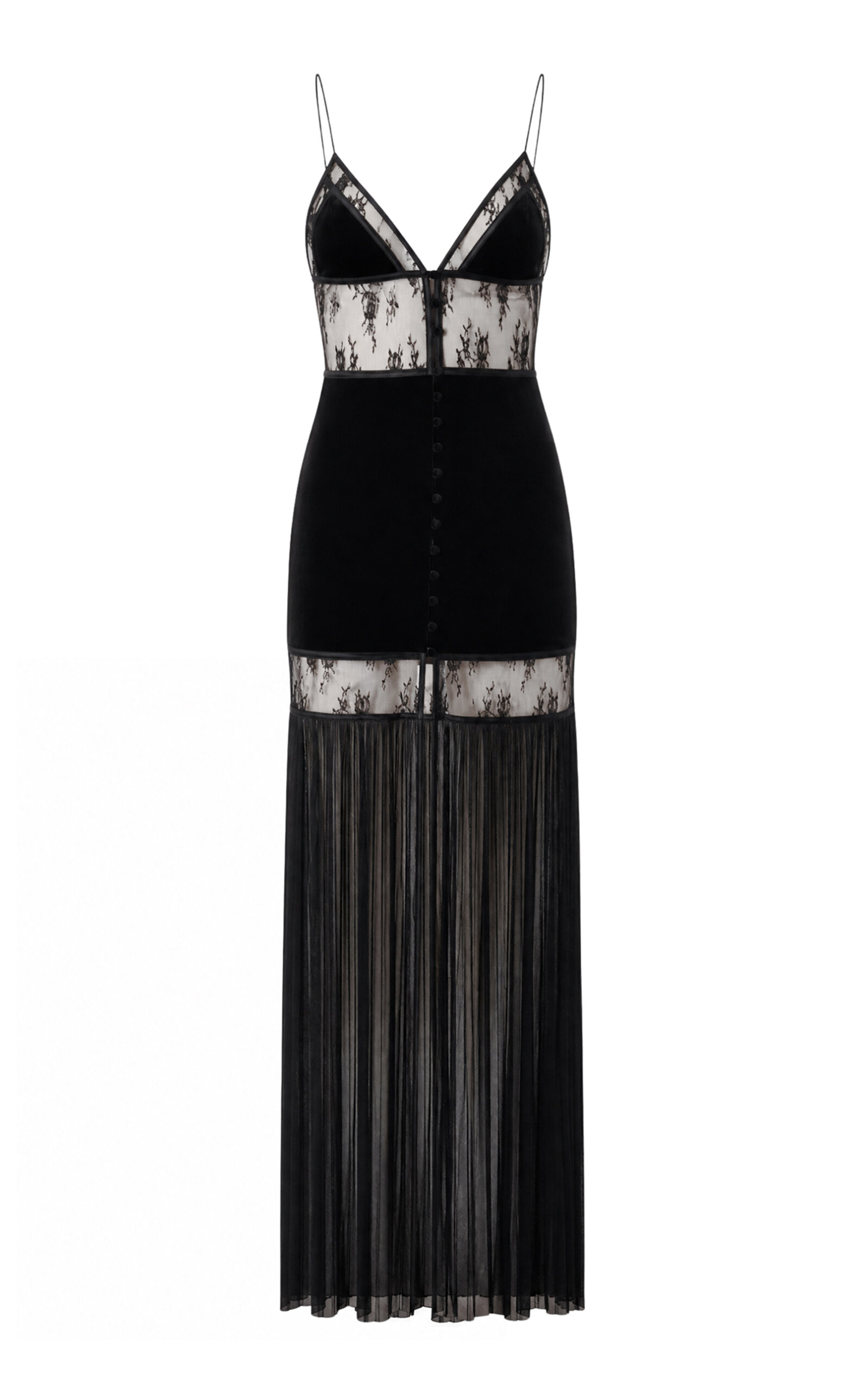 Sleeping with Jacques Sleeping with Jacques Kimberley SilkBlend Lace Maxi Dress