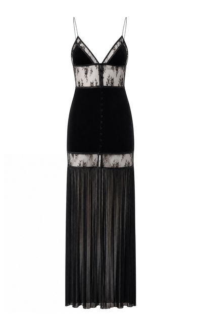 Sleeping with Jacques Sleeping with Jacques Kimberley SilkBlend Lace Maxi Dress