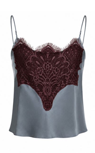 Sleeping with Jacques Sleeping with Jacques Nadia Silk Lace Camisole