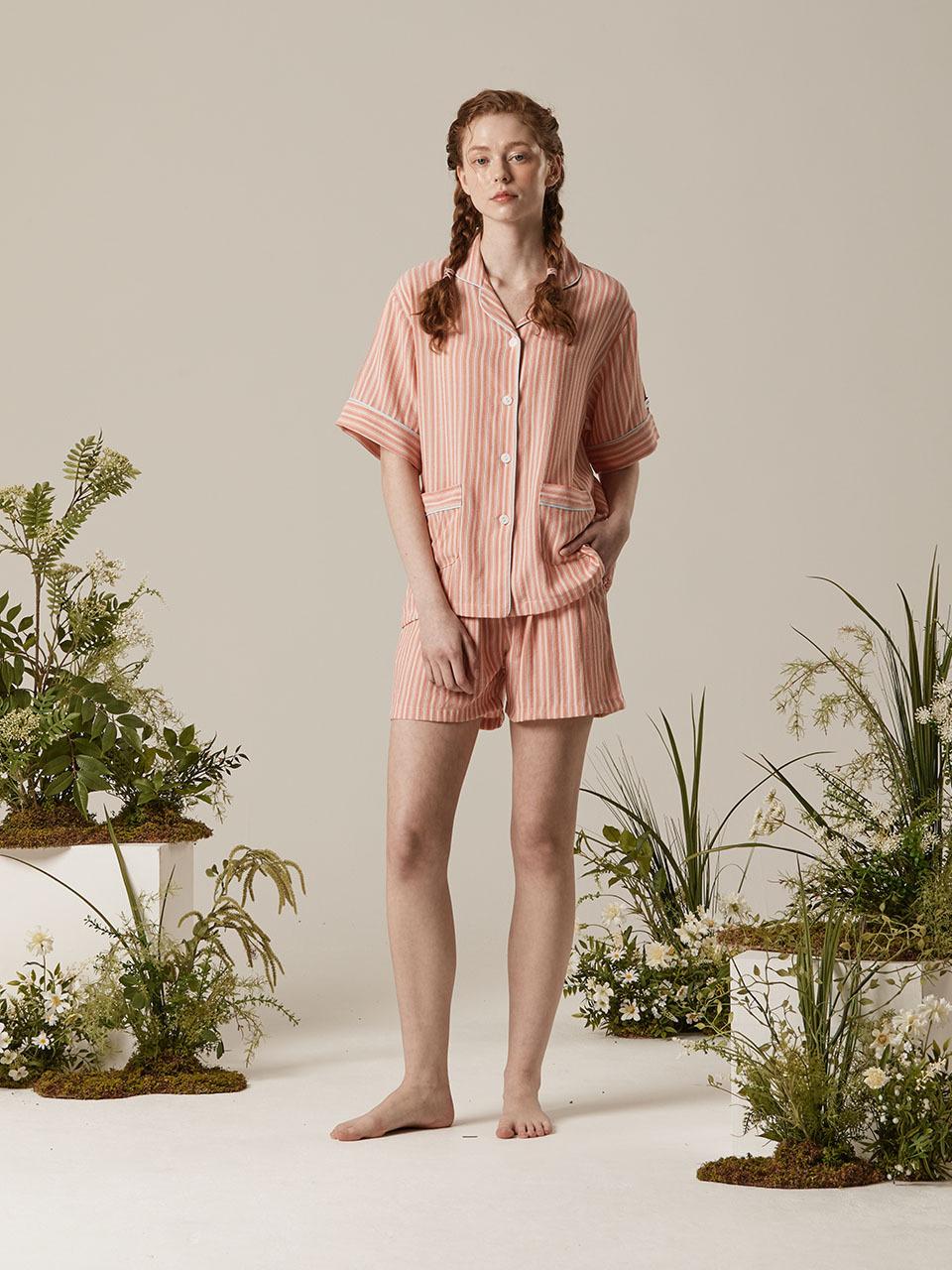 SLEEPYCAT Rayon Short-Sleeve Lily Pajamas
