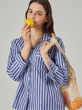 SLEEPYCAT Women's Highway Pajamas [Blue]