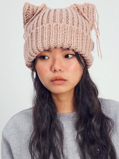 SLEEPYSLIP BREAD PINK BEANIE