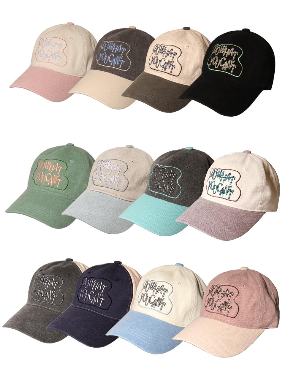 SLEEPYSLIP Do What You Cant Ball Cap (17COLOR)